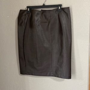 Leather skirt New York and company